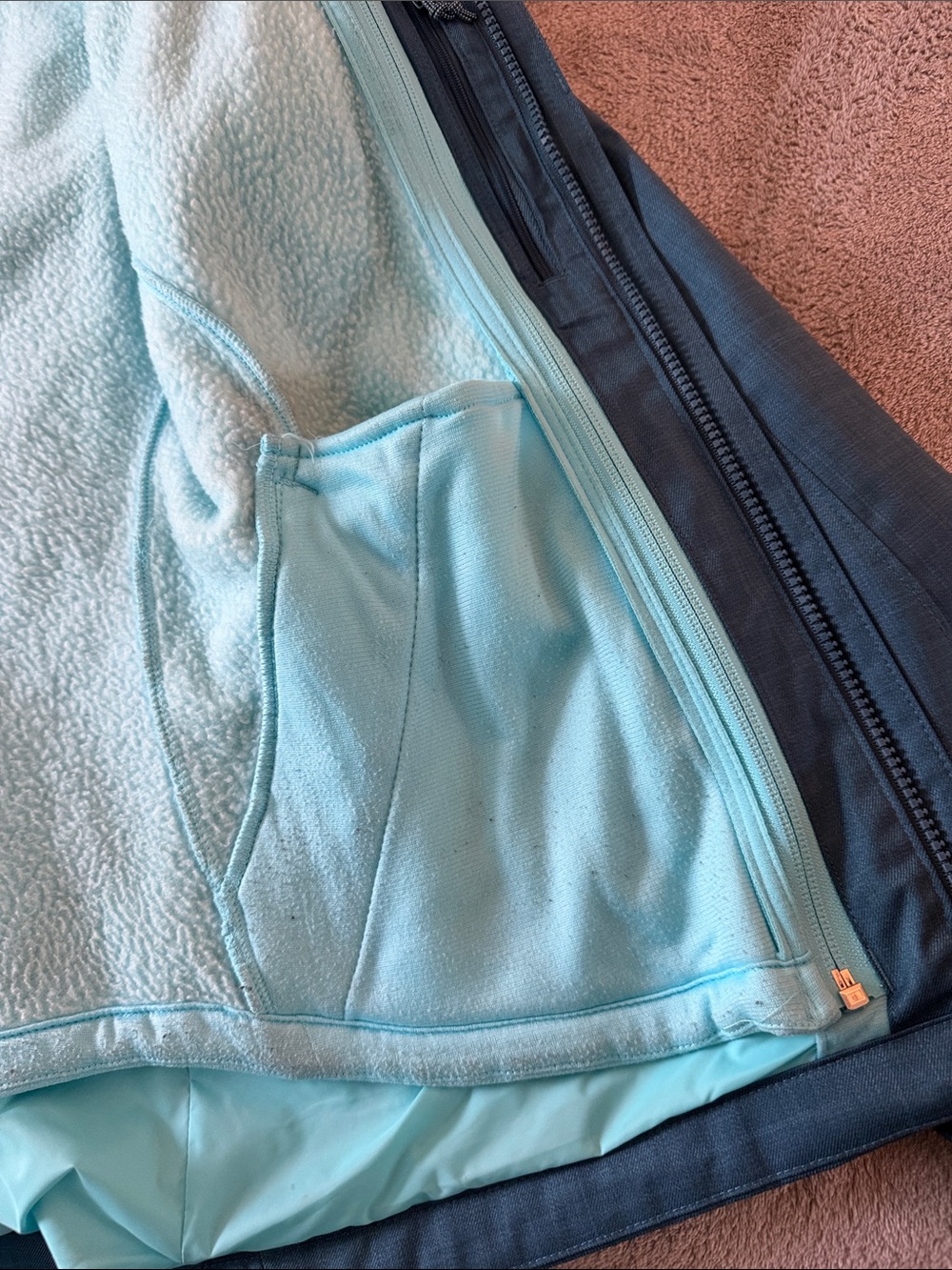 Under Armour Teal Hooded Women's multi weather coat. - Picture 5 of 13